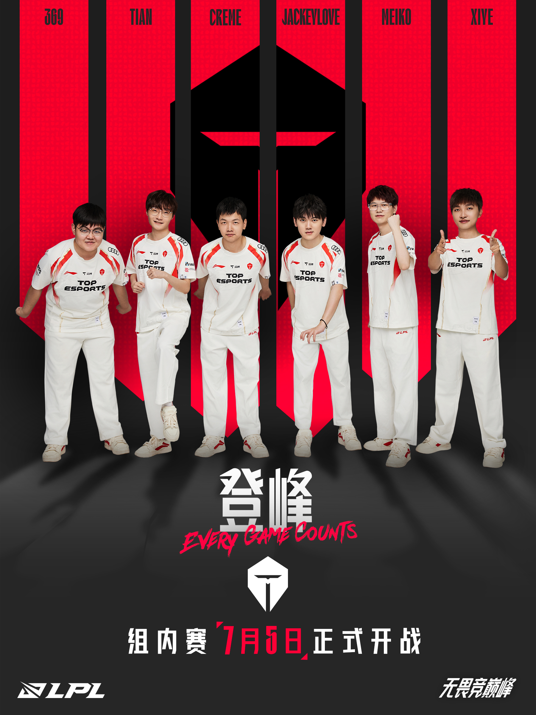 lpl五个战术位置ip形象